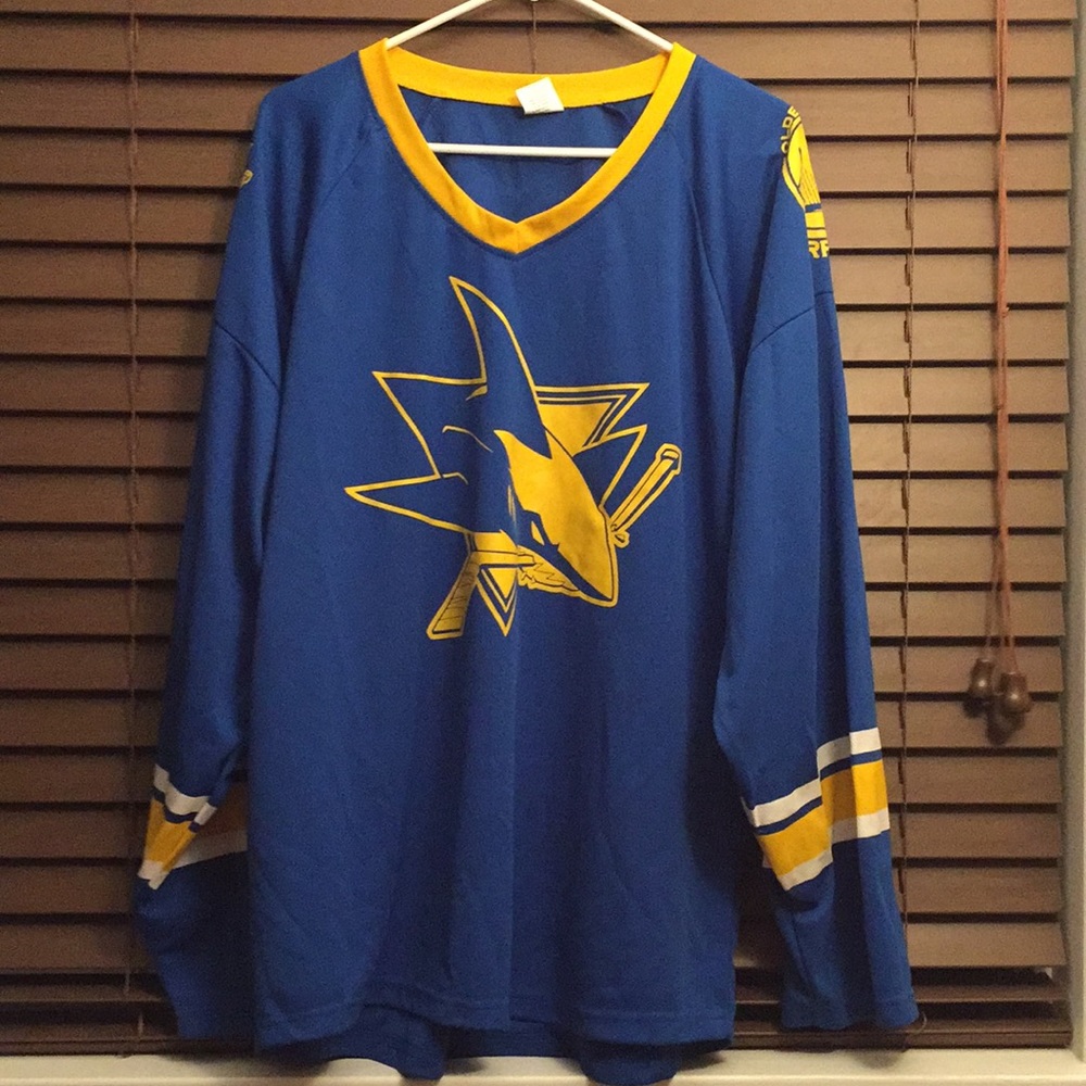 Sharks/Warriors collaboration promo item